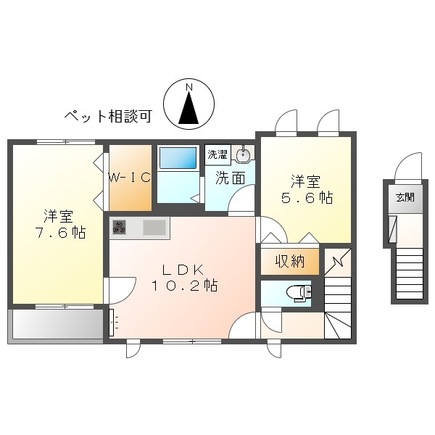 Maison Abelia(メゾン アベリア)の間取り