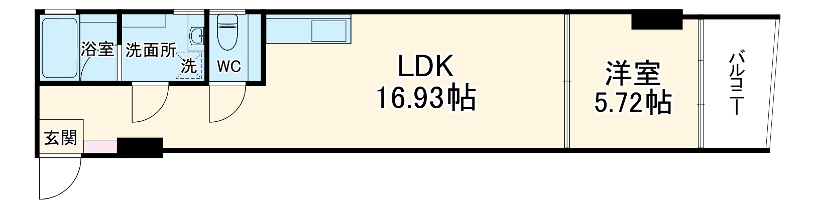 FUKUMI APARTMENTの間取り
