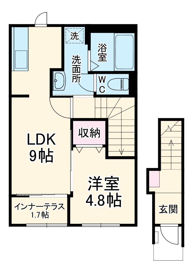 ひまわりの間取り