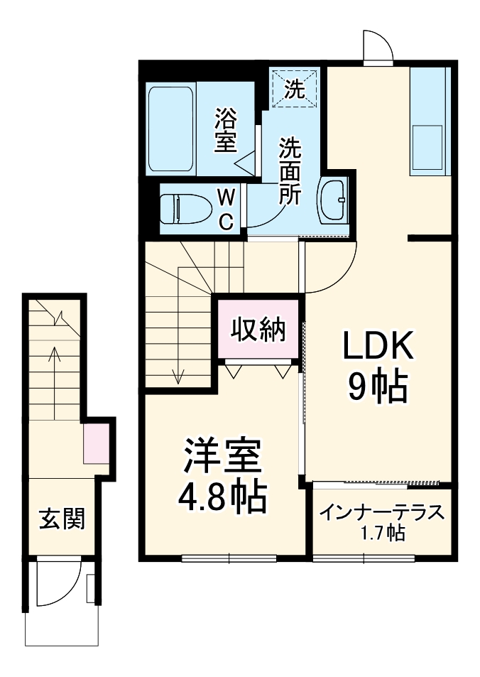ひまわりの間取り
