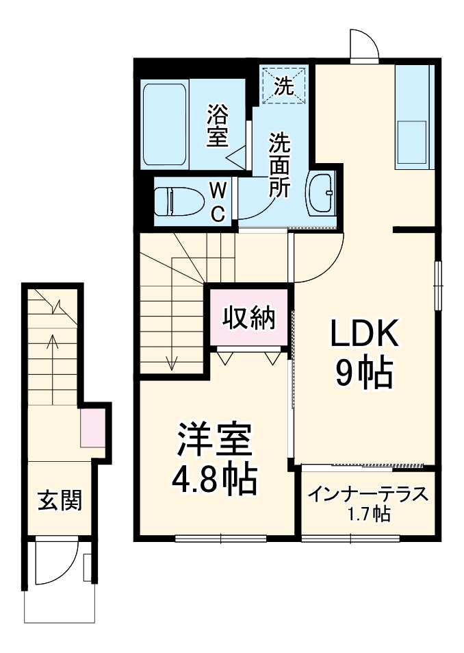 ひまわりの間取り