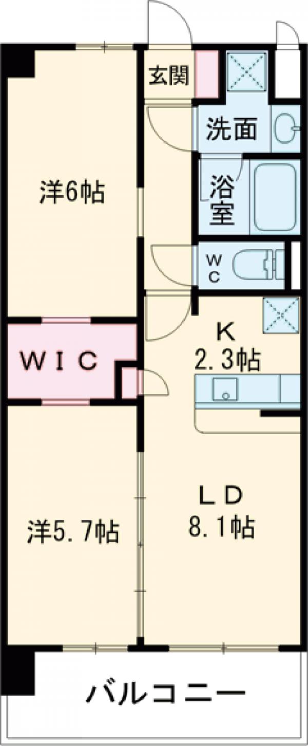S-RESIDENCE博多駅南affordの間取り