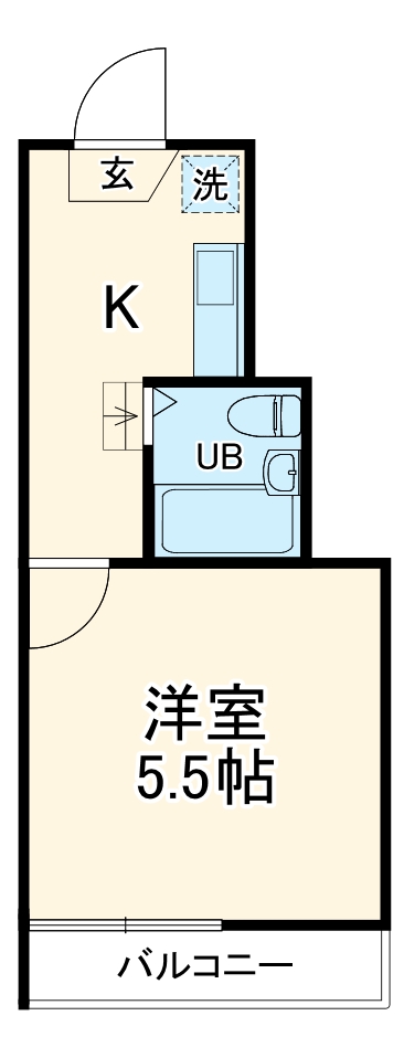 ＲＡＲＡ東海大学前ＮＯ2の間取り