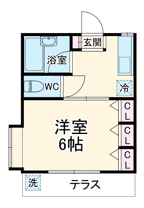 ドミール・有阪の間取り