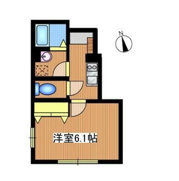グローリー・102号室の間取り
