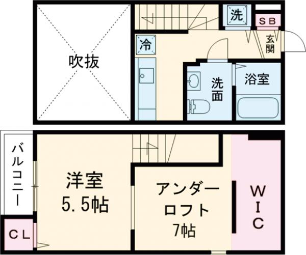 グレイスガーデン箱崎の間取り