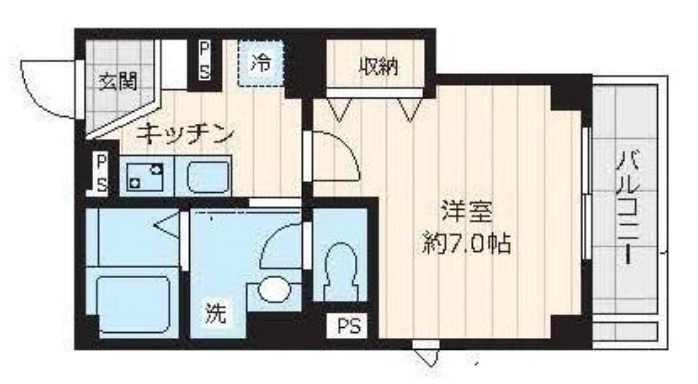 Ａｒａｉｚ　ＡＰＡＲＴＭＥＮＴ・101号室の間取り