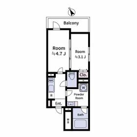 Laviere上中里の間取り