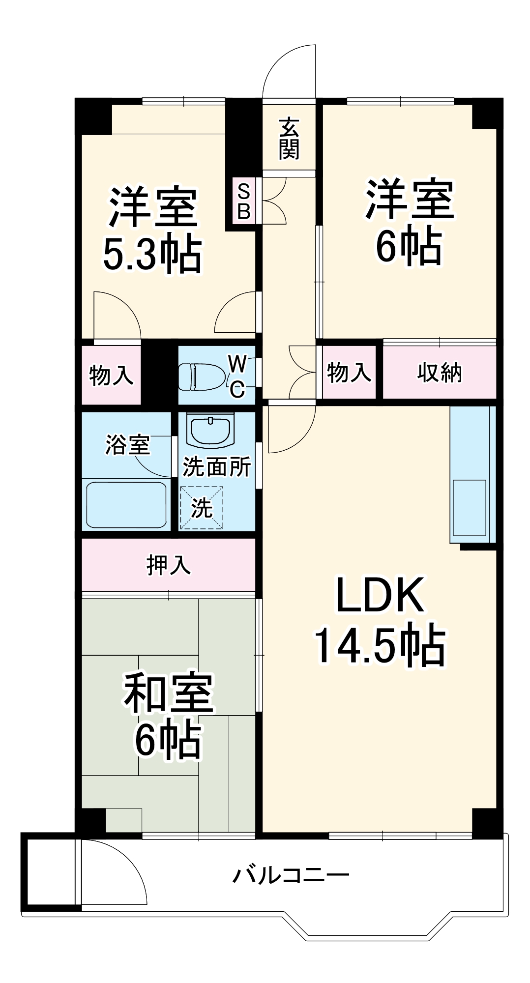 志木ファイブハイツの間取り