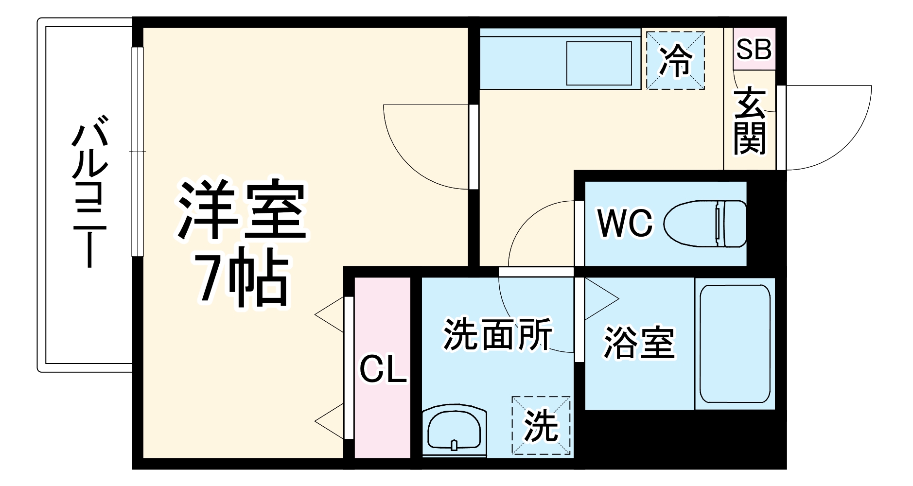 ジーメゾン大宮七里ウエストの間取り