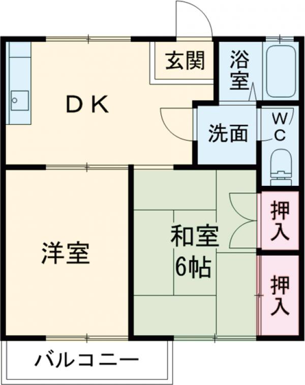 ゴールドハイツの間取り