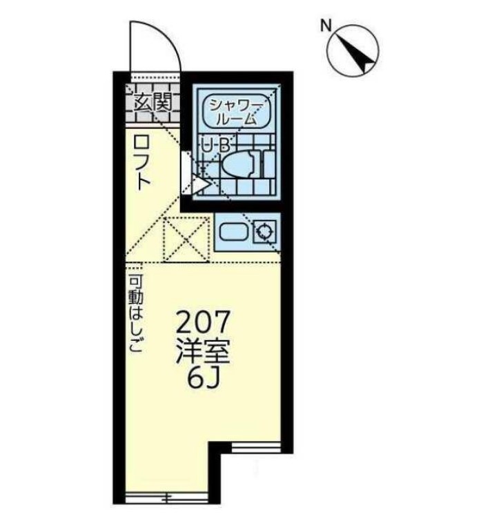 ユナイト花月園エスメラルダの瞳の間取り