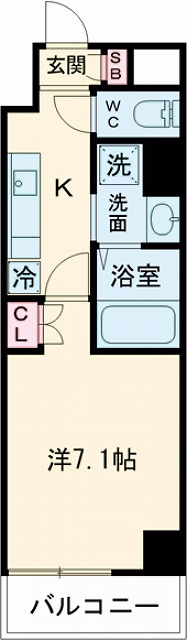 メトロステージ亀有の間取り