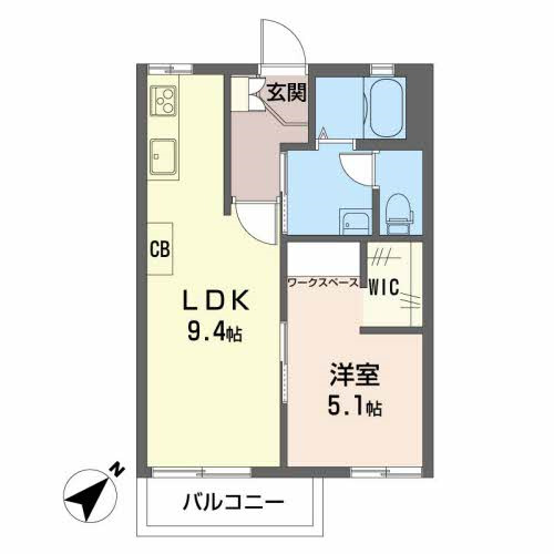 フレグランススズキAの間取り