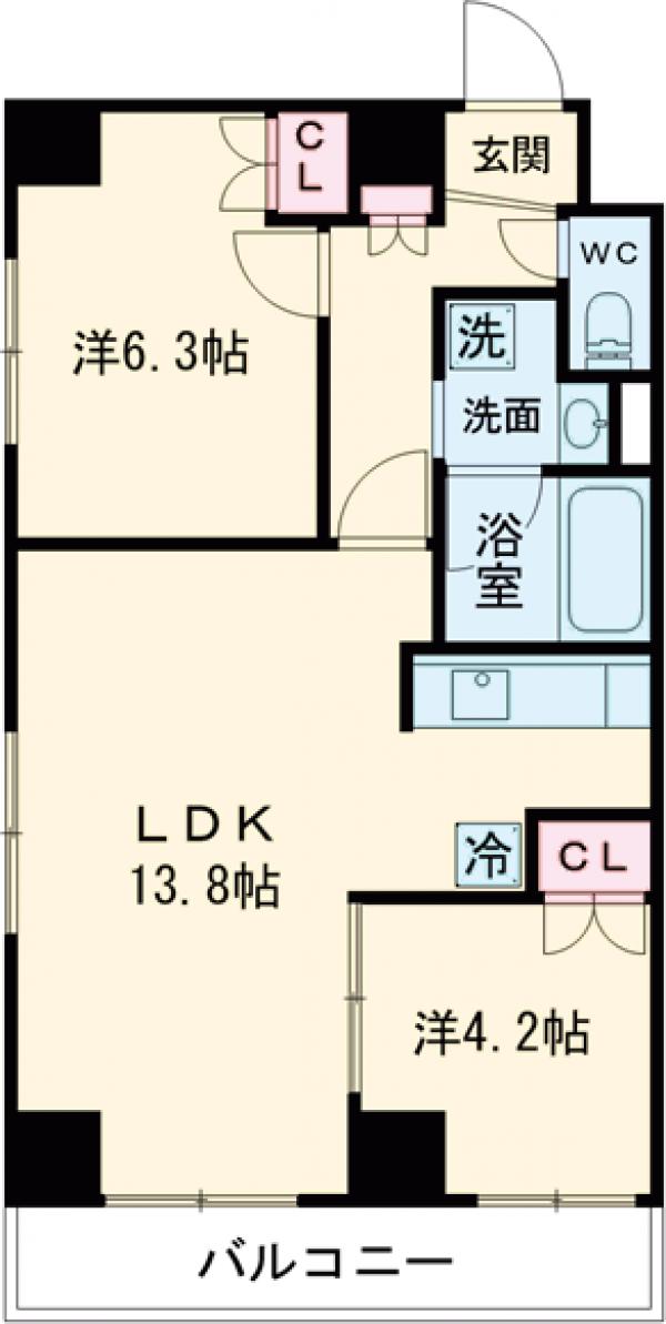 メトロステージ亀有の間取り
