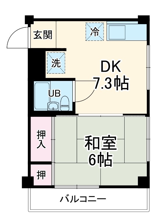 コーポラス原口の間取り