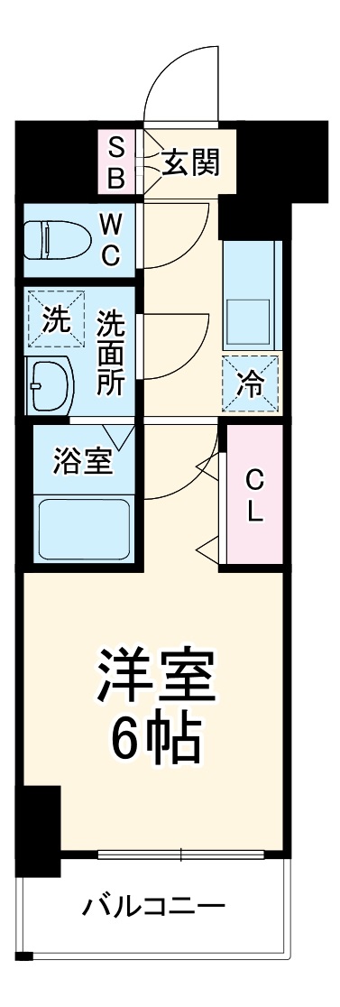 S-RESIDENCE横濱吉野町burgeonの間取り