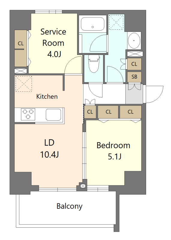 S-RESIDENCE板橋大山brimの間取り