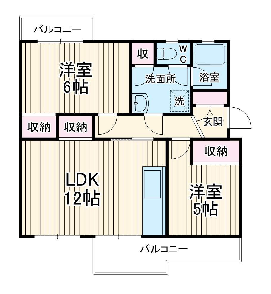 みつわ台公団の間取り
