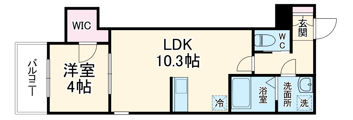ジーメゾン名古屋楠味鋺アノリスの間取り