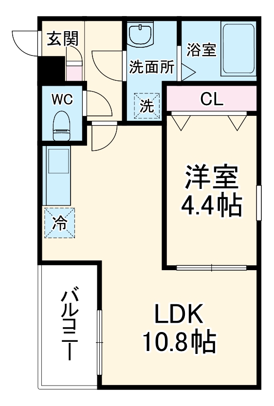 ジーメゾン名古屋楠味鋺アノリスの間取り