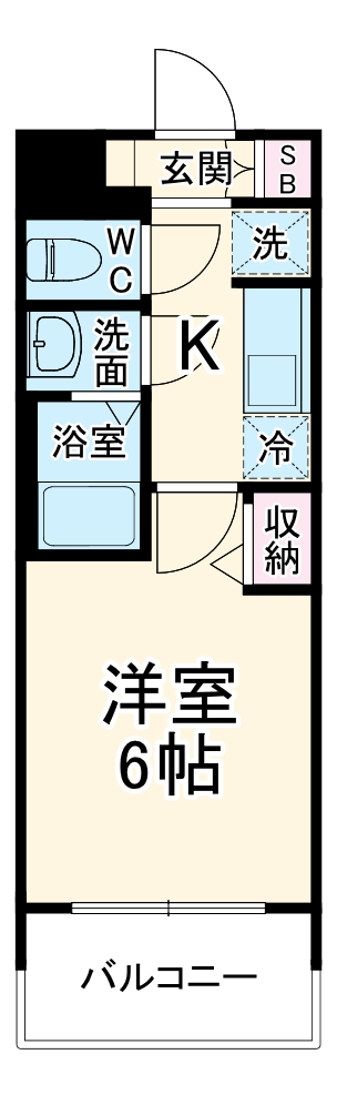 プレサンス桜山駅前アフォードの間取り