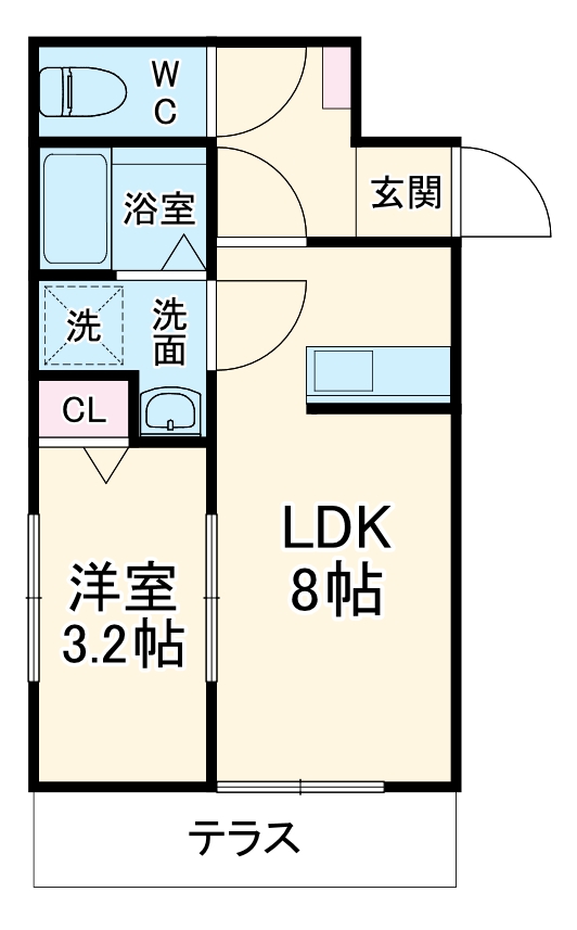 クレストパレス三郷の間取り