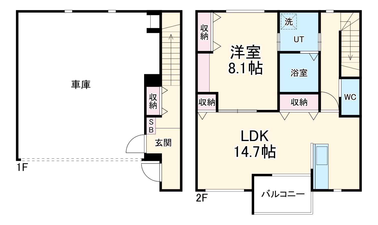 Pacifica Shonan A棟の間取り