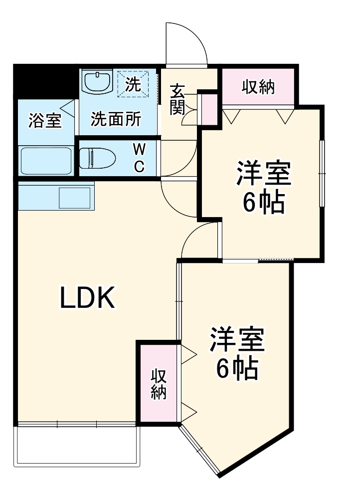 ライフ21SUWAの間取り