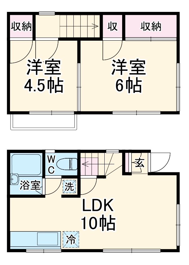 メゾンフレール・A号室の間取り