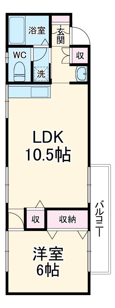 スミレコーポの間取り