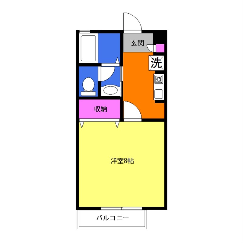 ハイツSICⅡの間取り