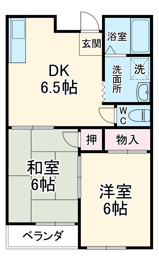 コーポ関根の間取り