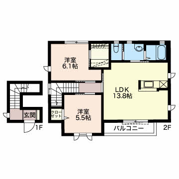 ニューポート未来の間取り