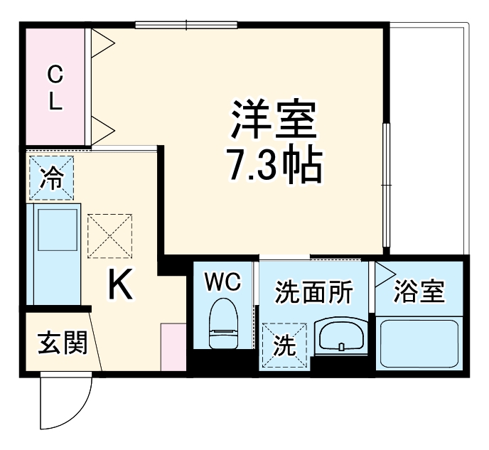 Ocean Coast Tsudanumaの間取り