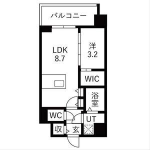 エスリードレジデンス梅田クラスシティの間取り