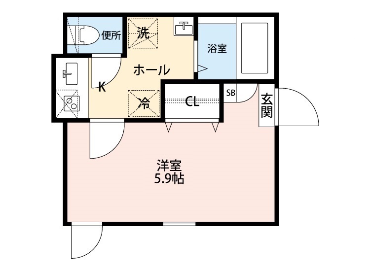 グランクオール三ノ輪の間取り