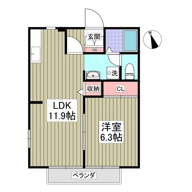 カサベルデの間取り