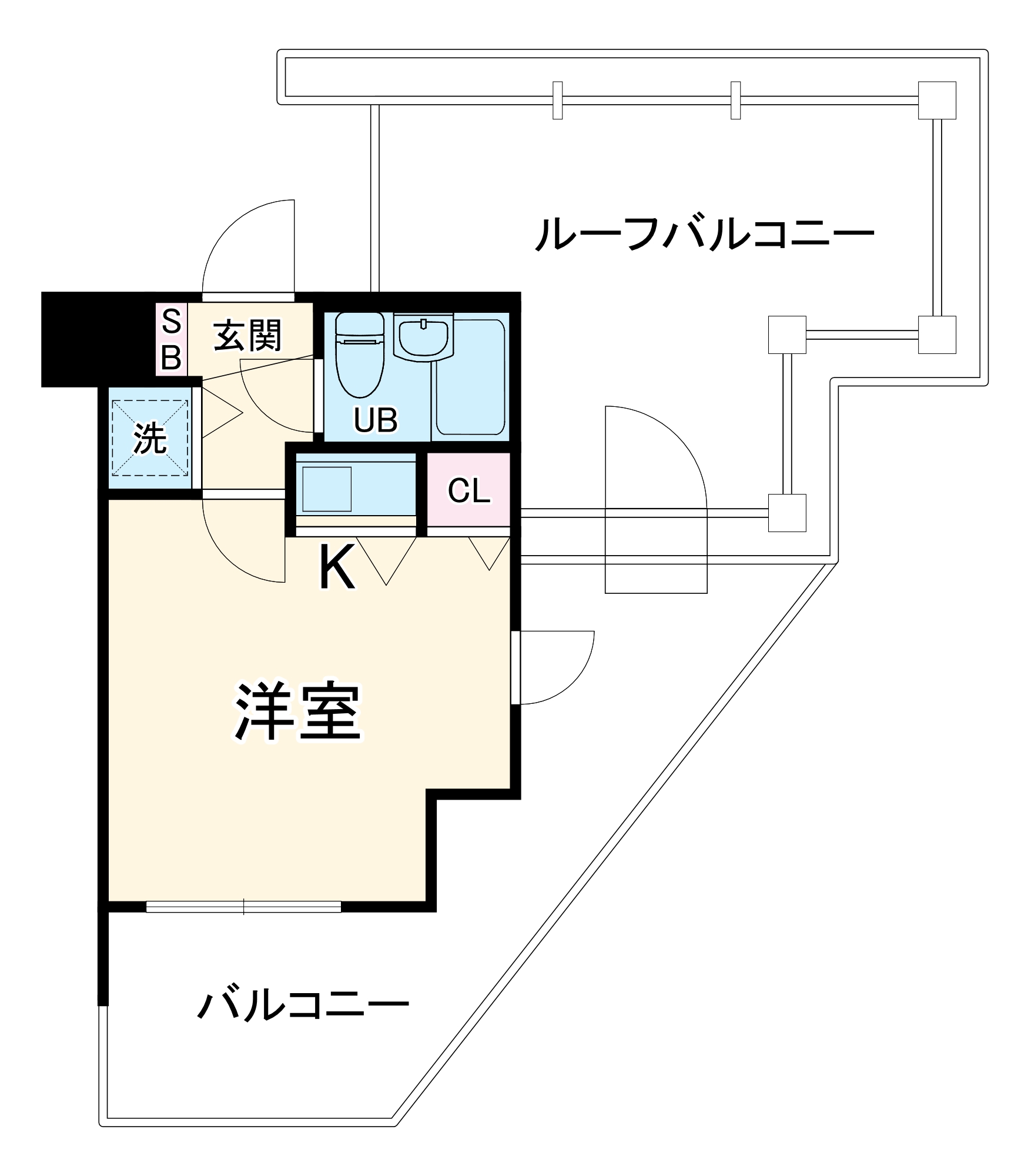 クリオ藤が丘壱番館の間取り