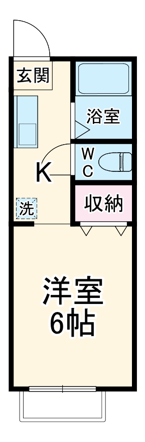 ラ・ポールつくしが丘の間取り