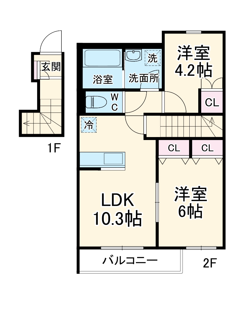 コントレイルⅡの間取り