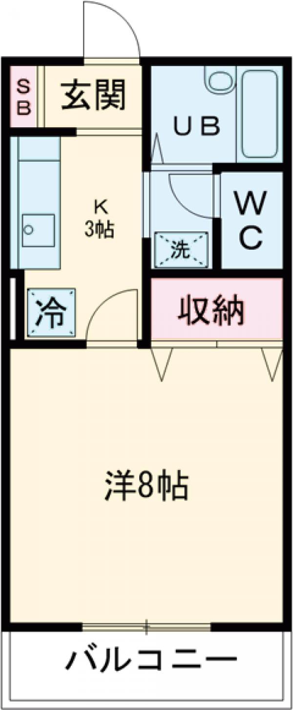 カーサ・フローラーの間取り