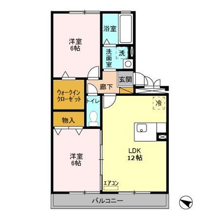 ルヴァン コート 壱番館の間取り