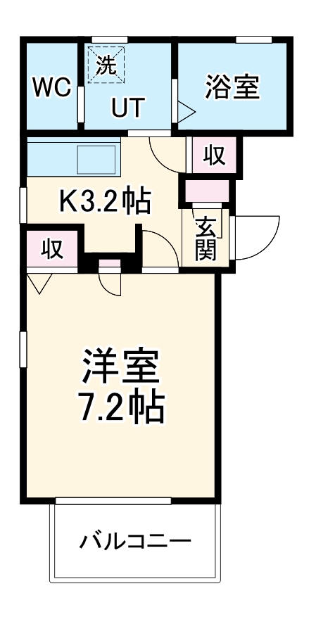 ヴィレッジFの間取り
