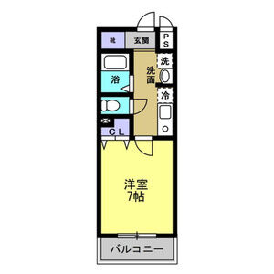 昭和町の完工年月(2005年1月)築の賃貸マンションの間取り