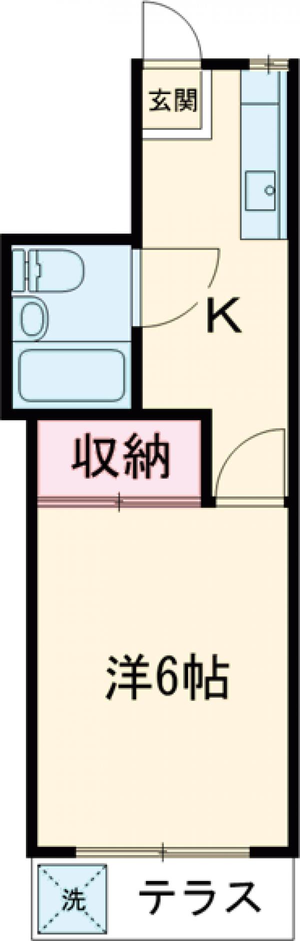 カースル小林の間取り