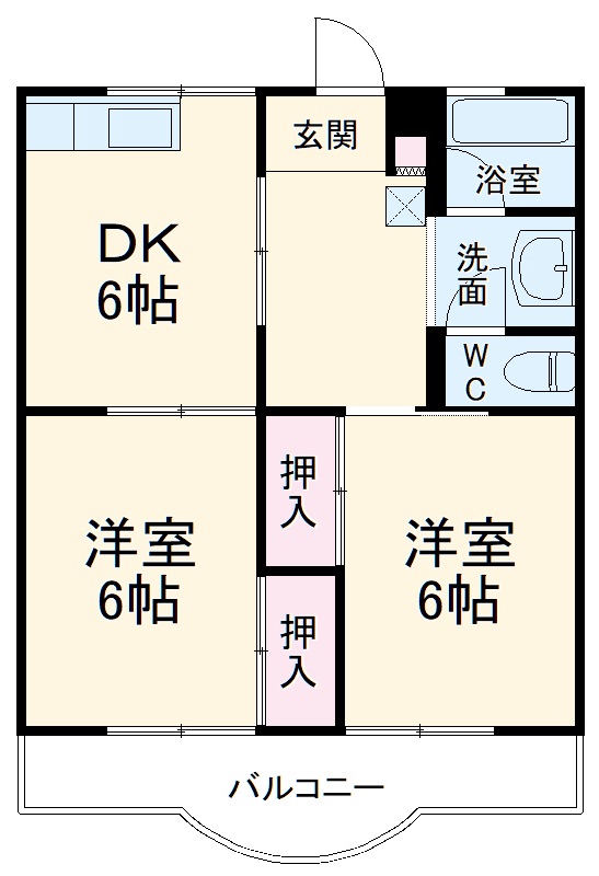 サンハイツの間取り