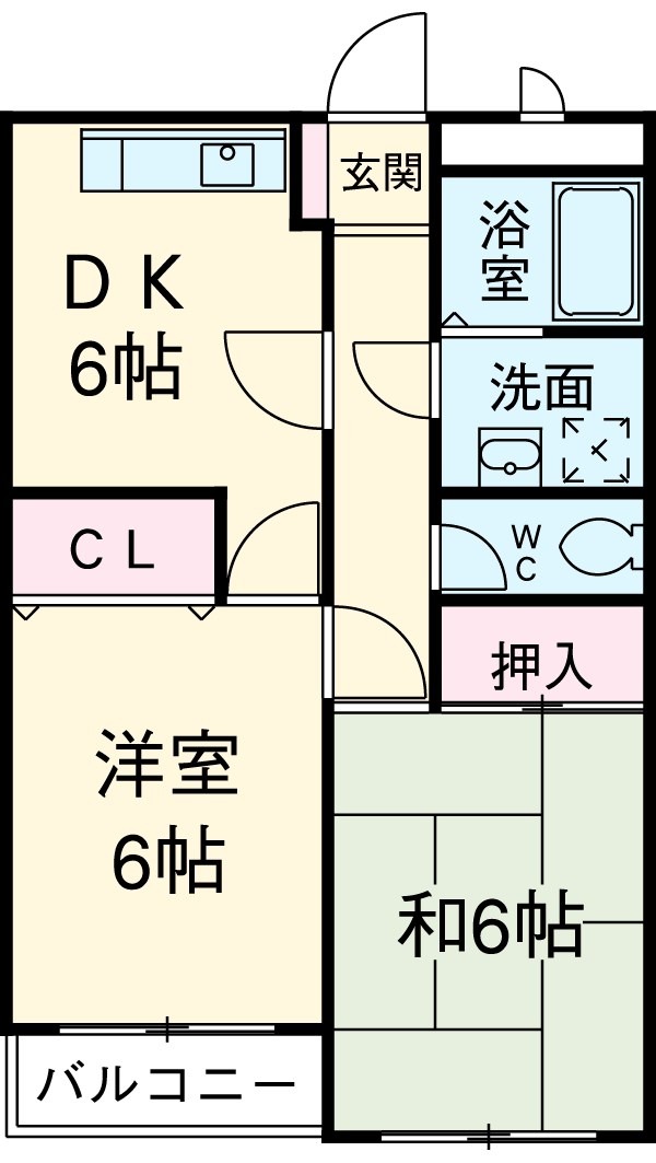 第5コンクラマンションの間取り