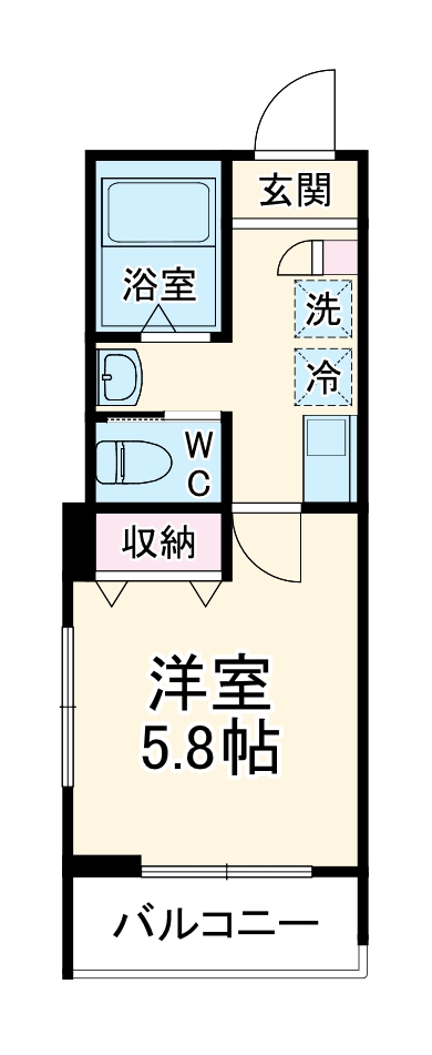 MELDIA小田急相模原Ⅱの間取り