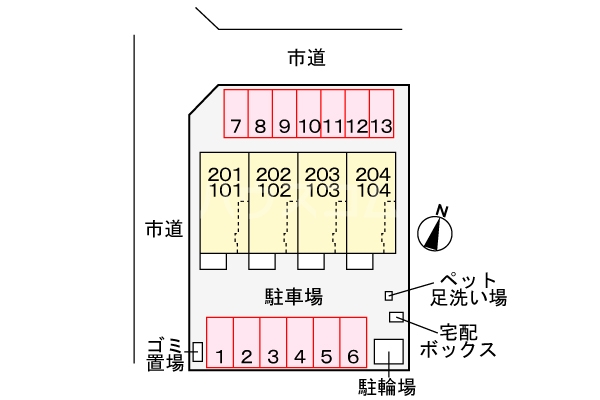 2/14 駐車場